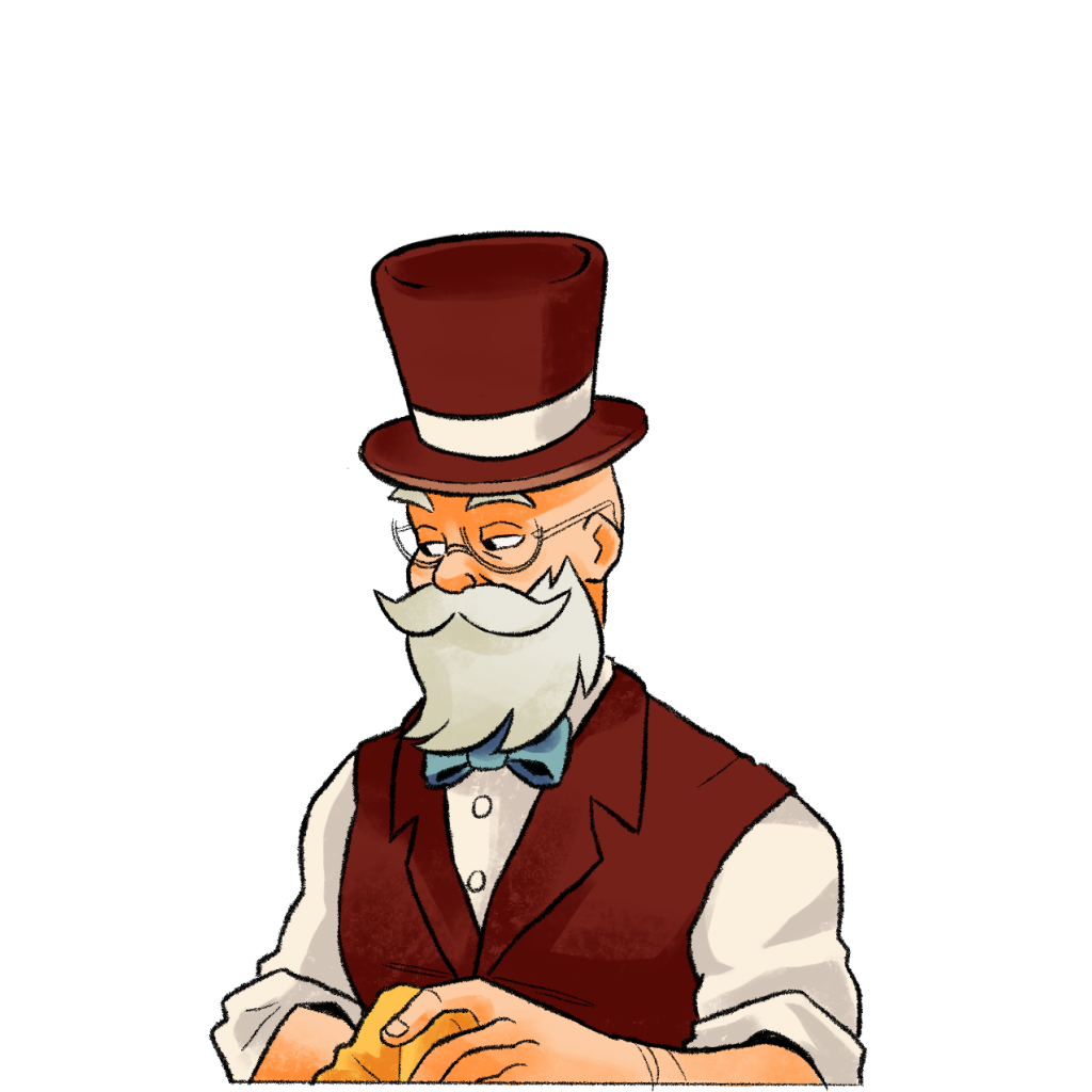 Huncan cleaning out a beer mug