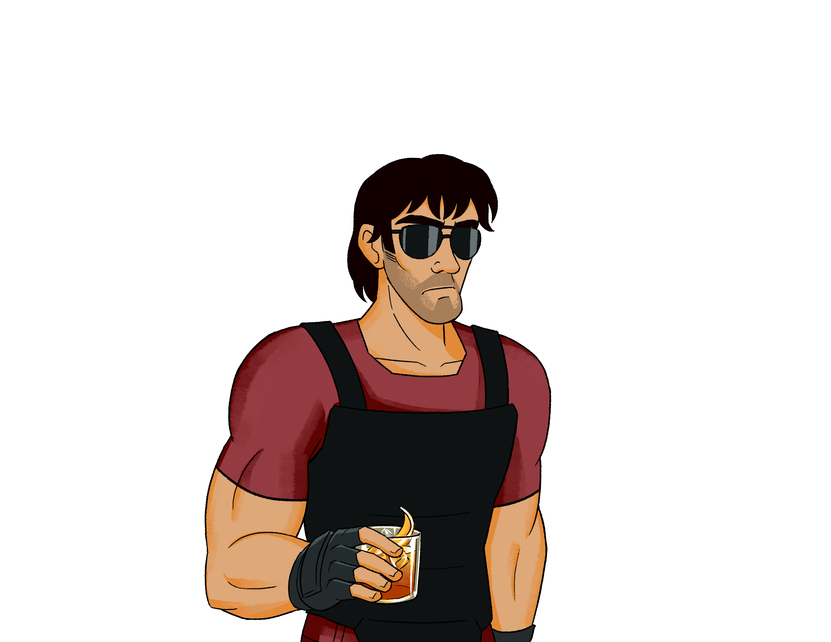 Jack Briar holding a beverage
